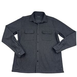 Dan John Minimalist Shirt Jacket Snap Button Front Shacket Men's Size Medium